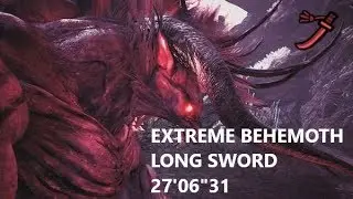 【MHW】Extreme Behemoth Long Sword Solo 27'06
