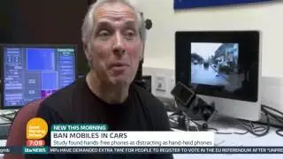 No Difference In Risk Between Using Hands Free And Hand Held Phones In Cars | Good Morning Britain