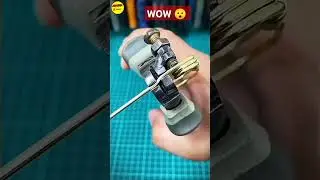 Make Your Own COOL Metal Wire Keychain 😁 #shortsvideo  #arasha6451