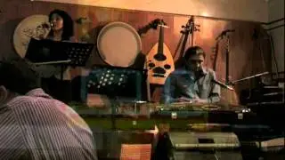 Hammered Dulcimer - Iranian style at the Abshar Restaurant Dubai 3