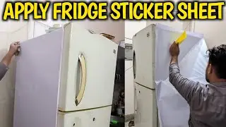 Лист наклеек на холодильник Kaise Lagayen - Fridge Ko Naya Look Dein | Как самостоятельно наклеит...