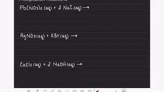 95: Writing ionic and net ionic equations