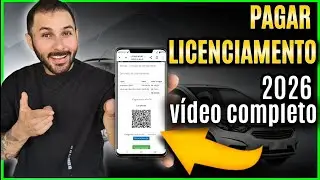COMO PAGAR o licenciamento 2026 PELO CELULAR (passo a passo, v&iacute;deo completo)