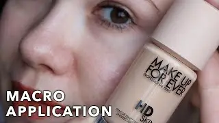 Makeup Forever HD Skin Foundation REFORMULATED on combination skin | Application in natural lighting