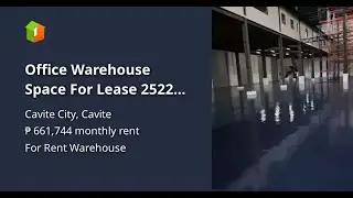 Office Warehouse Space For Lease 2522 sqm in Carmona Cavite