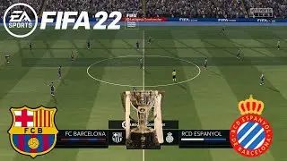 FIFA 22 Barcelona vs Espanyol La Liga Santander Full Match Gameplay PC GTX 1050