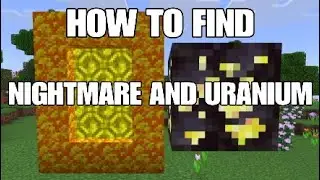 Minecraft Tutorial: How To Find Nightmare Crystal & Uranium [More Tools Addon]