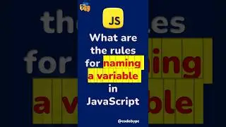 What are the rules for naming a variable in JavaScript       