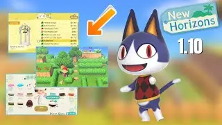 ACNH 1.10 UPDATE REVEALED!! | NEW ITEMS
