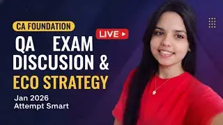 CA foundation QA Exam discussion