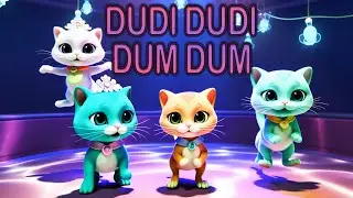 Dudi Dudi Dum Dum Cat Party! 🎉 Funniest Cat Dance Video Ever!
