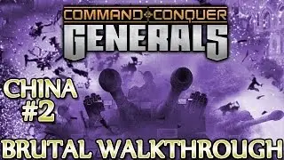 Ⓦ Command and Conquer Generals Walkthrough ▪ Brutal - China Mission 2 [1080p]