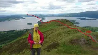 Standing on the Highland Boundary Fault at Conic Hill