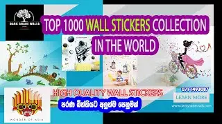 Best 1000 Wall Stickers Design Ideas | 3D Wall Stickers | Top Wallstickers | Sri lanka | Kids Walls