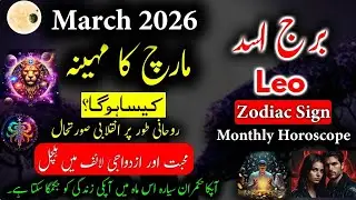 Leo March 2026|Monthly Horoscope|Astrology Predictions For Gemini|Burj Asad|Urdu Hindi Astrology