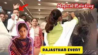 Live Performance in Rajasthan Event || Magical & Fast Painting By Noorjahan Artist.#noorjahanartist