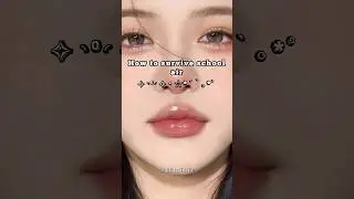 how to survive school air #aesthetic #glowup #tips #beauty #trend #school #korean #thatgirl