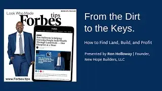 Buy and Sell Land w/ Ron Holloway