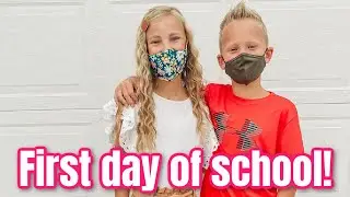 First day of school! Wearing masks at school! | Meet the Millers Family Vlogs