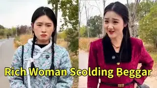 A Girl Accidentally Bumped Into An Arrogant Girl While Picking Up Discarded Bottles！ #drama #comedy