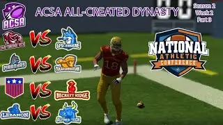 Meet The Newest NATIONAL (Conference)THREAT! Maximum Football 2020 Dynasty / ACSA Ep.58 (S2W2)