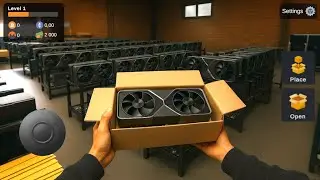 Bitcoin Mining Farm Simulator Mobile HD Android Gameplay #androidgames #mobilegames