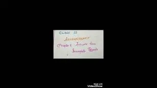Class 12 TN State Board Accountancy Chapter 1 - Part 8
