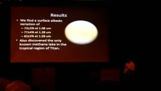 Jake Turner - Investigating Titan's Surface and Climate with Cassini Measurements