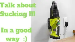 Ryobi P- 714K 18-Volt ONE+ EVERCHARGE Hand Vacuum Kit Review.