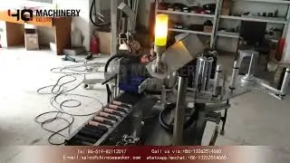 bottom sticker labelers for lip gloss and lip balm|YQ machinery lip stick horizontal label machine