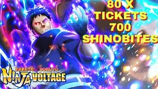 80X Tickets + 700 Shinobites &bull; Naruto X Boruto Ninja Voltage Summoning