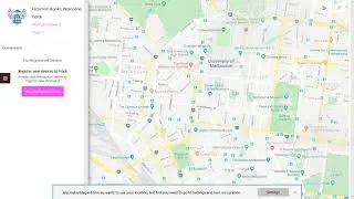 Track Map Login & Logout Instructions