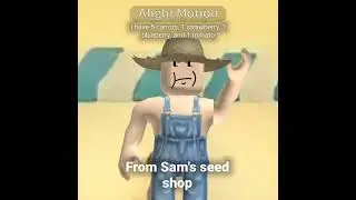 The grow a garden song #roblox #growagarden #alightmotion