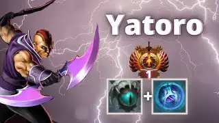 YATORO УНИЧТОЖАЕТ 9000 AVG! ЯТОРО на АНТИМАГЕ - Yatoro Anti Mage DOTA 2