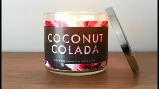 Coconut Colada - Bath & Body Works TEST Candle Review - Spring 2018