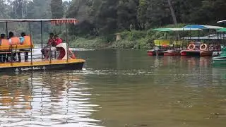 Tourist on motor boat Ooty Free Stock Footage