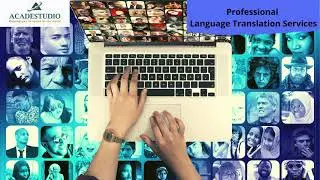 Professional Translation Services | Translation Services | Acadestudio