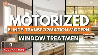 Motorized Blinds Transformation | Modern Window Treatment Project