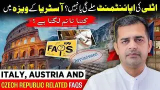 Czech Super Legalization | Czech Study Visa | Austria Student Visa Timeline | Italy Visa Appointment