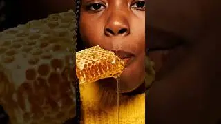 honeycomb stick ASMR #ai #cake #chocolate #food #cookies #gold #satisfying #cooking