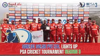 PSA Cricket Tournament Season 3 Highlights | Sunlife Solar Dominates!