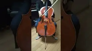 S225*♬チェロの開放弦ドソレラ(Open string of Violincello CGDA)♬