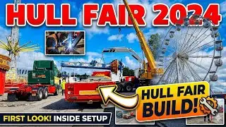 Hull Fair Ride Build Walk-through 2024