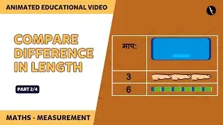 Compare the difference - Measuring Length - Non Standard Units | Measurement With Body Parts | 2/2