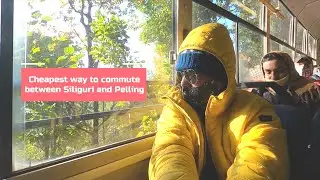 Cheapest way to travel in Sikkim | Sikkim Nationalised Transport Bus | Pelling to Siliguri