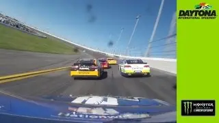 In-car: Multi-car pile-up at Daytona