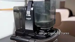Cornell Steam Spot Cleaner Comes with 8 Attachments Hot Water and High Temp Steam Vacuum Cleaner