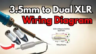 Make a 3.5mm to Dual XLR Input Cable Wiring Diagram