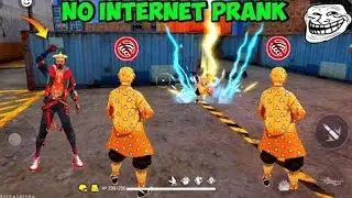 NOOB NO INTERNET 🛜  PRANK WITH ALOK CHARACTER 👽 | GARENA FREE FIRE | 🔥#freefirevideos 