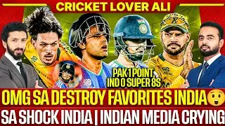 OMG SA Destroy Favorites India 😲 | Indian Media Crying! SA Crush Ind NRR | IND vs SA